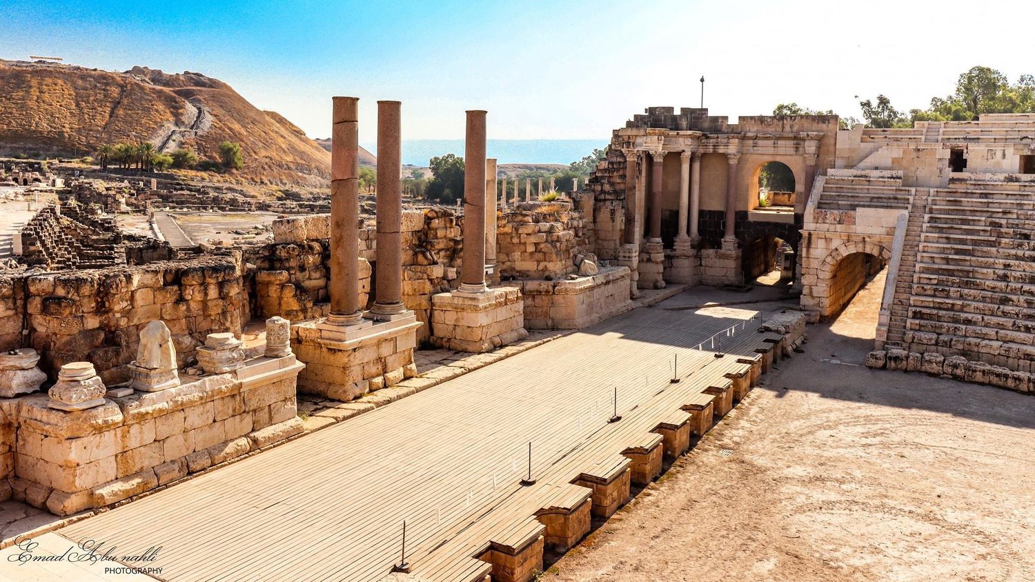 صورة آثار بيسان القديمة