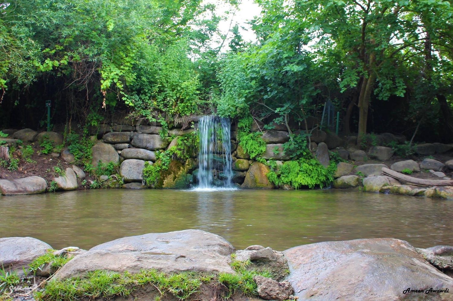 صورة مسار نهر الحاصباني