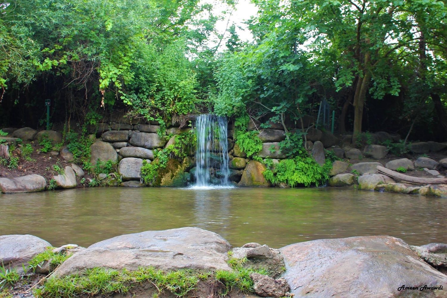 صورة مسار نهر الحاصباني